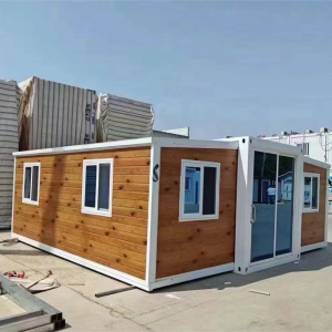 20-Foot Expandable Container with 2 Bedrooms & Bathroom | Modular Housing